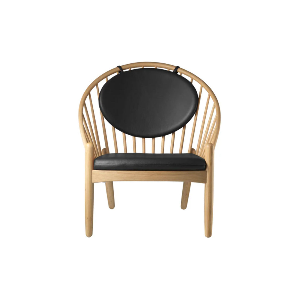 FDB Mobler, Fauteuil en chene Jøona - J166 Cuir