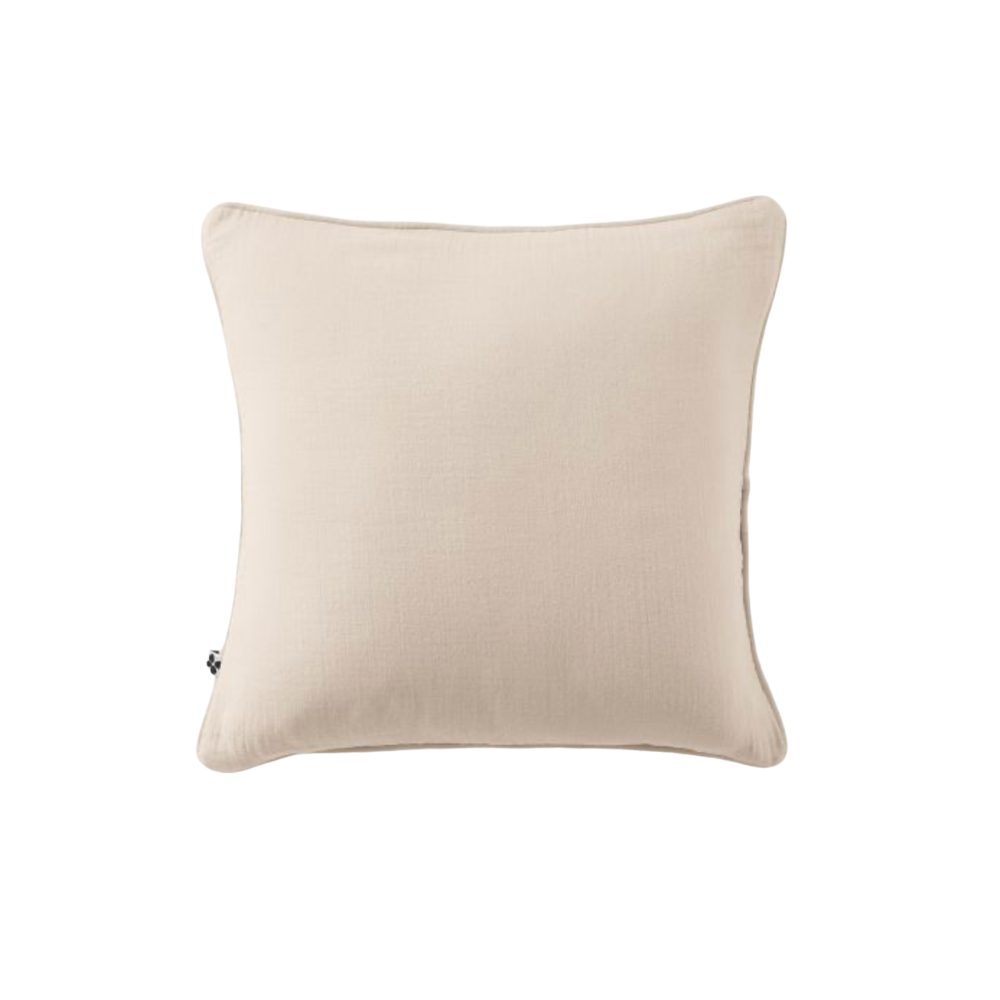 L'Effet Papillon, Housse de coussin - Gaïa Pampa - Carré 45 x 45 cm