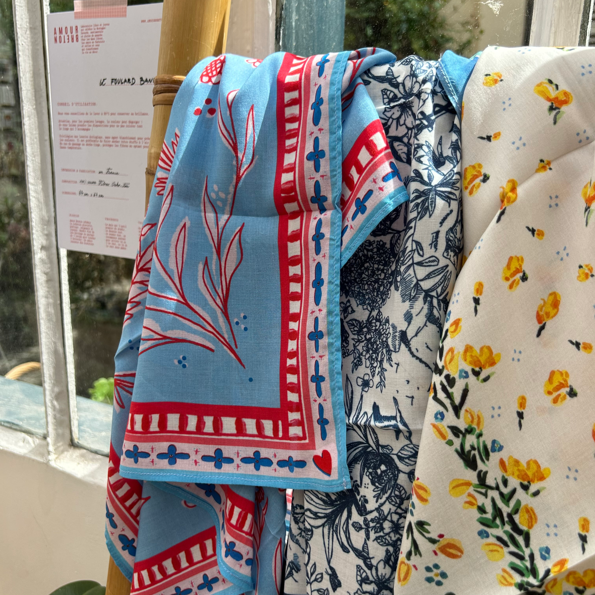 Foulard Amour Breton - Ajonc