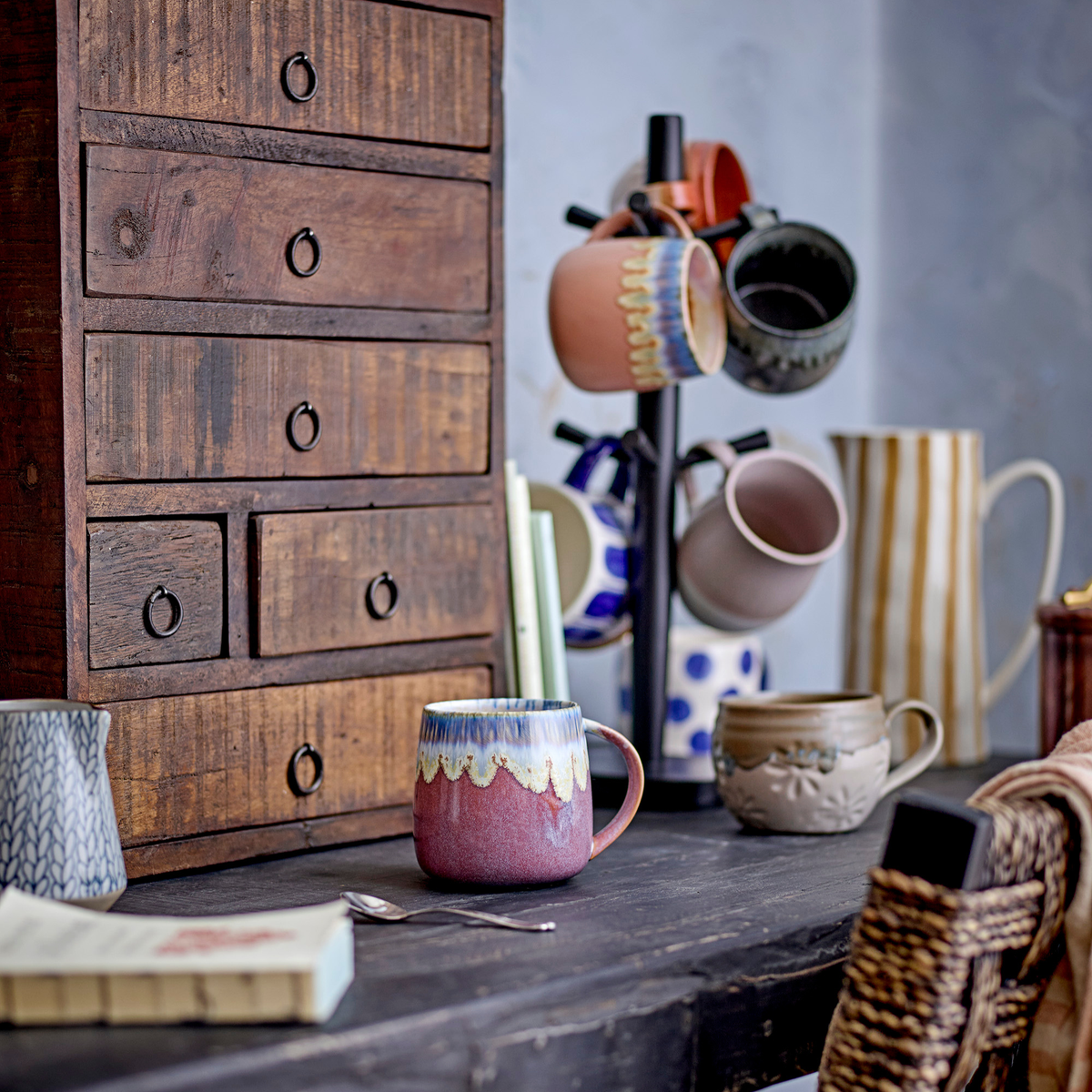 Bloomingville, Mug - Cloe - Noire