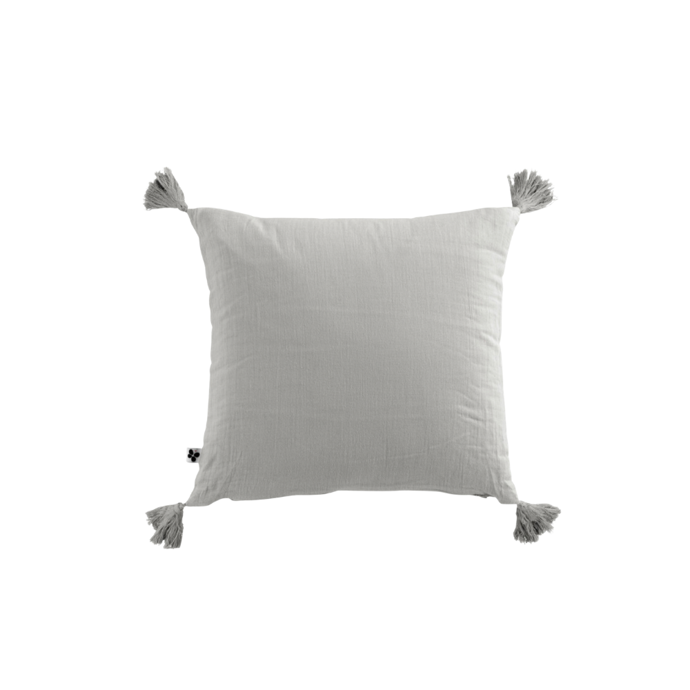 L'Effet Papillon, Housse de coussin - Gaïa Nuage - Carré 40 x 40 cm