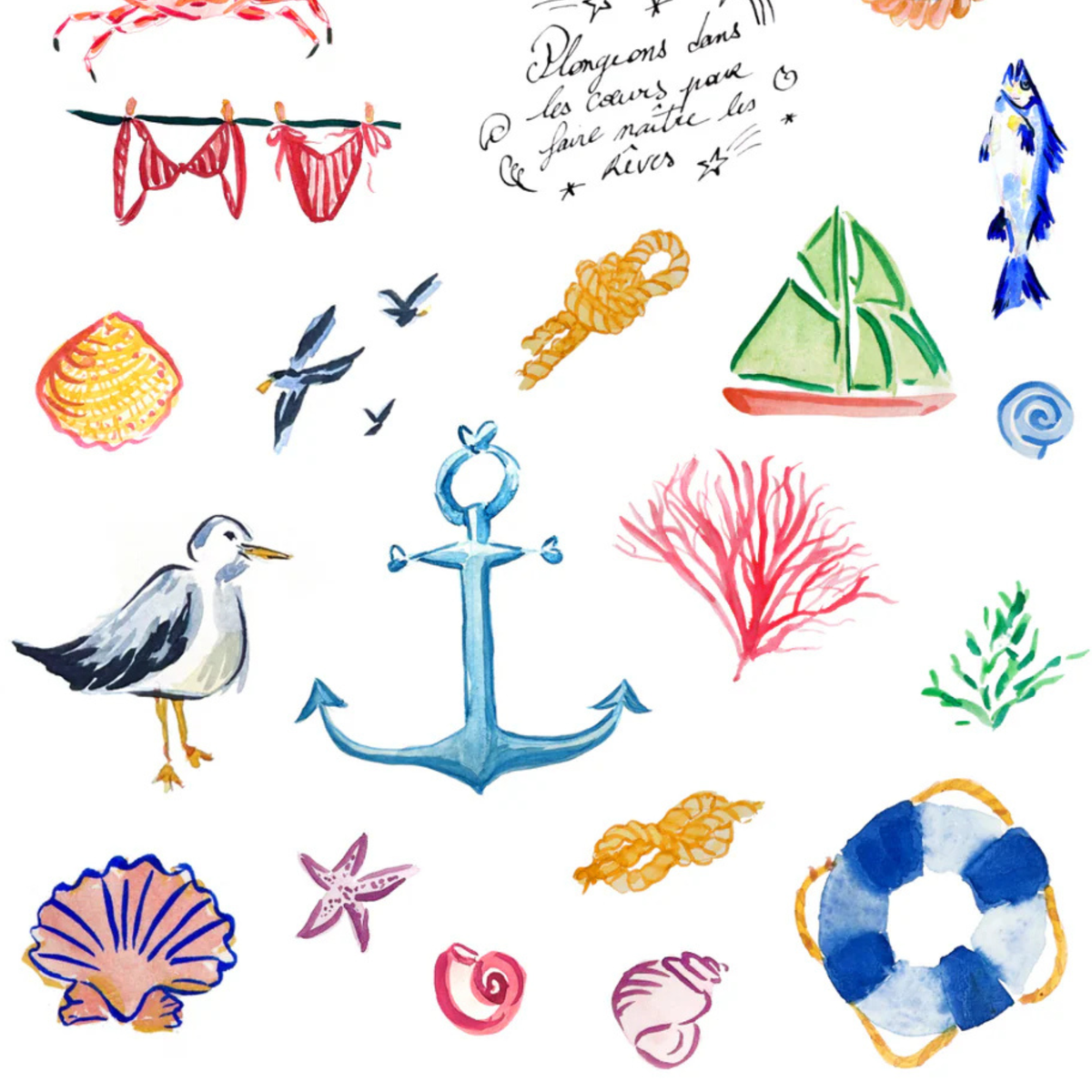 Planche de stickers - MER