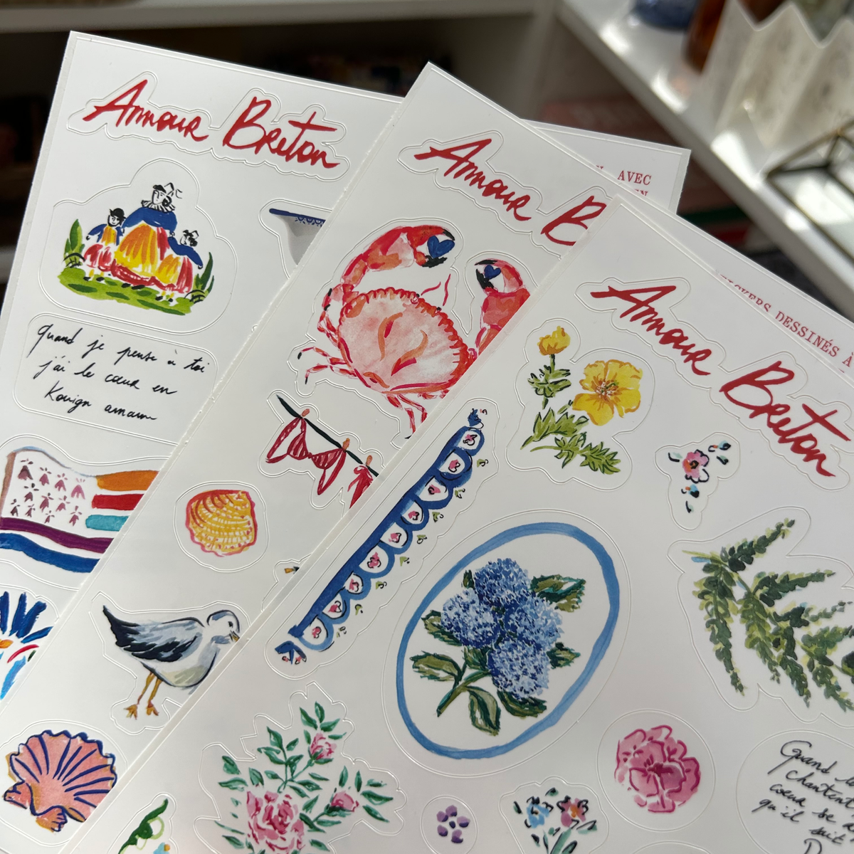 Planche de stickers - BZH