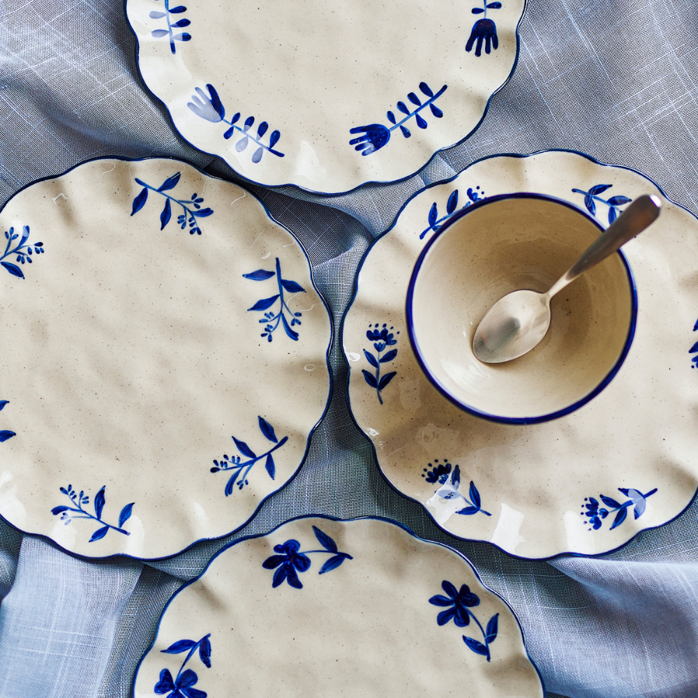 Assiette Eimy, Bloomingville - Swan