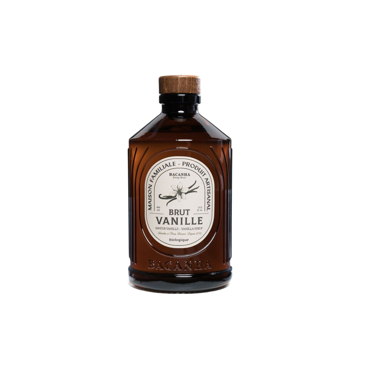 Bacanha, Sirop bio brut - Vanille