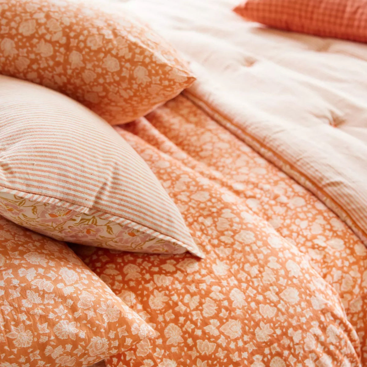 Bonheur du jour, Sur-matelas 200x90 - Arushi Pumpkin