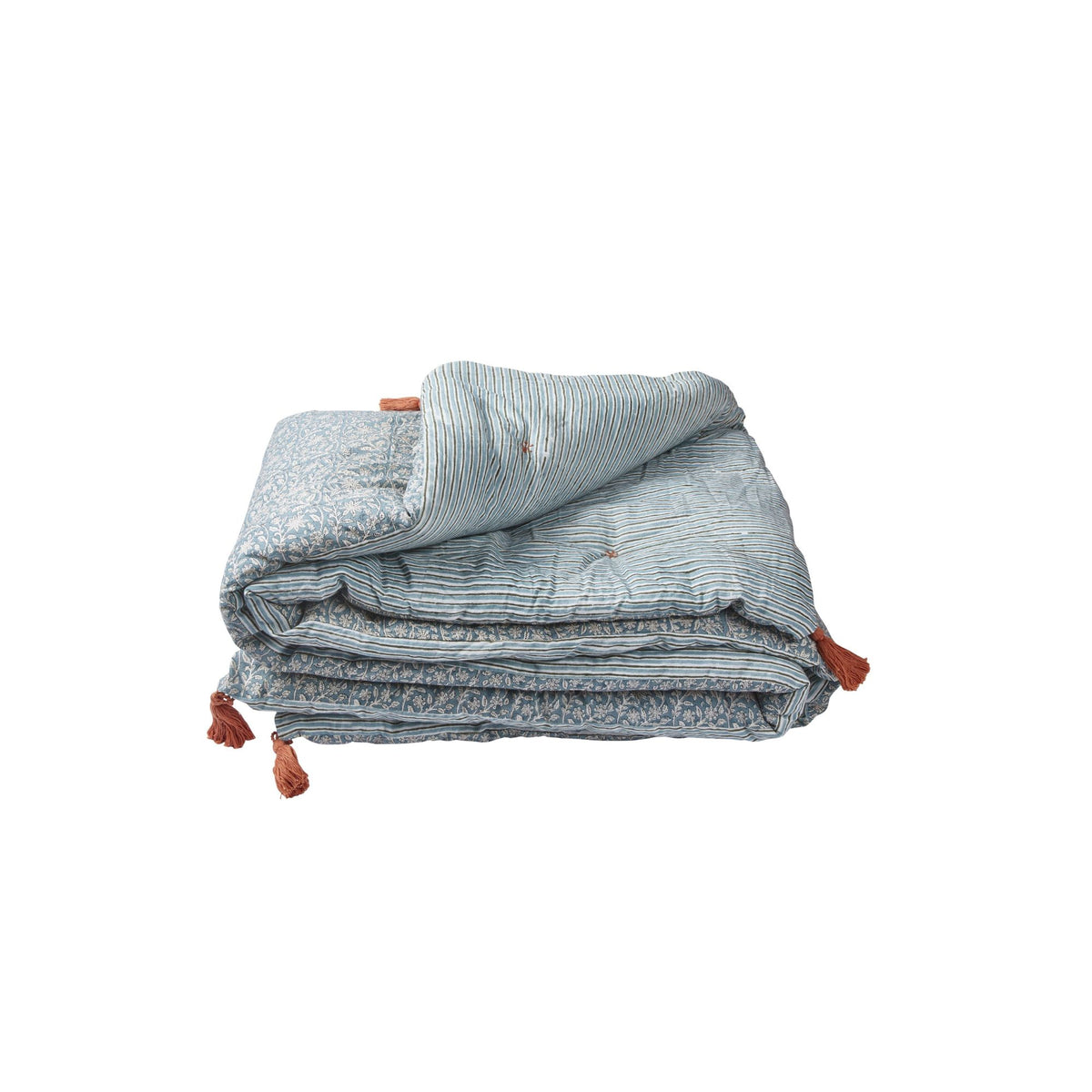 Bonheur du jour, Sur-matelas 200x90 - Goa Blue Green
