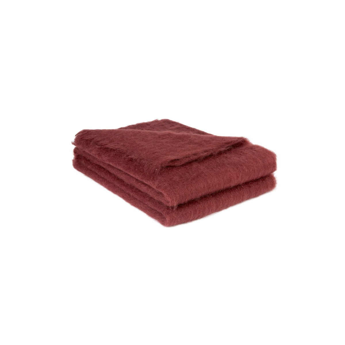 Brun de Vian Tiran, Plaid Mohair - Grenat