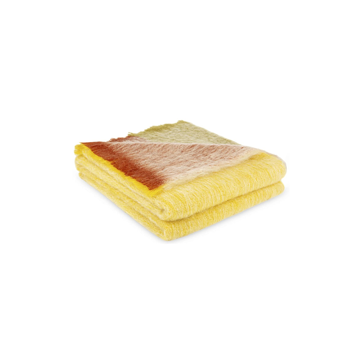 Brun de Vian Tiran, Plaid Mohair Dessins - Bourgogne