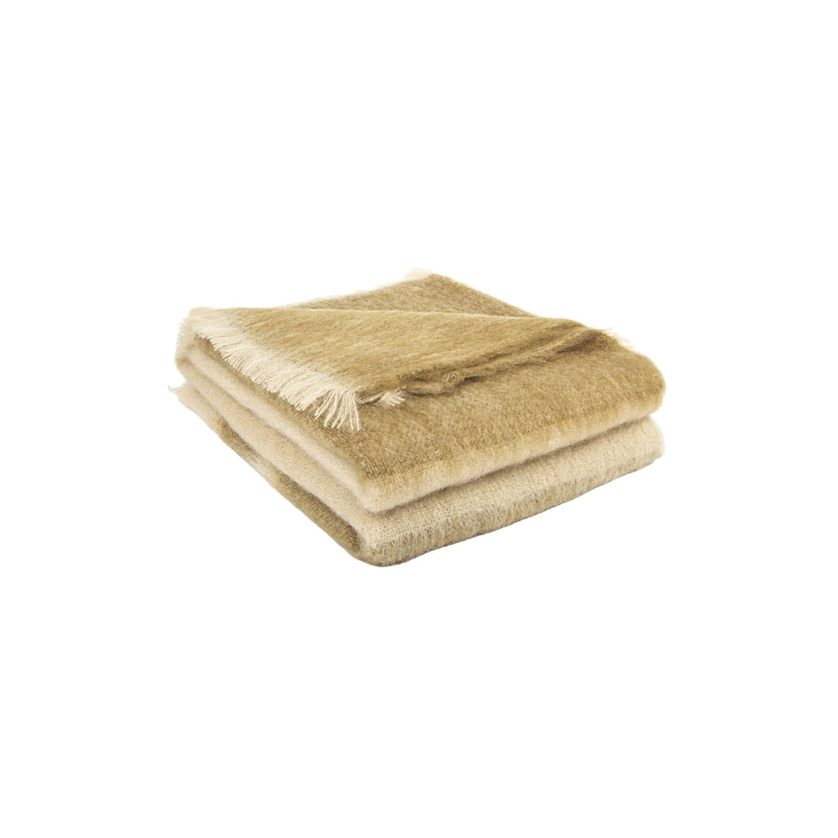 Brun de Vian Tiran, Plaid Mohair Dessins - Passage Chataigne