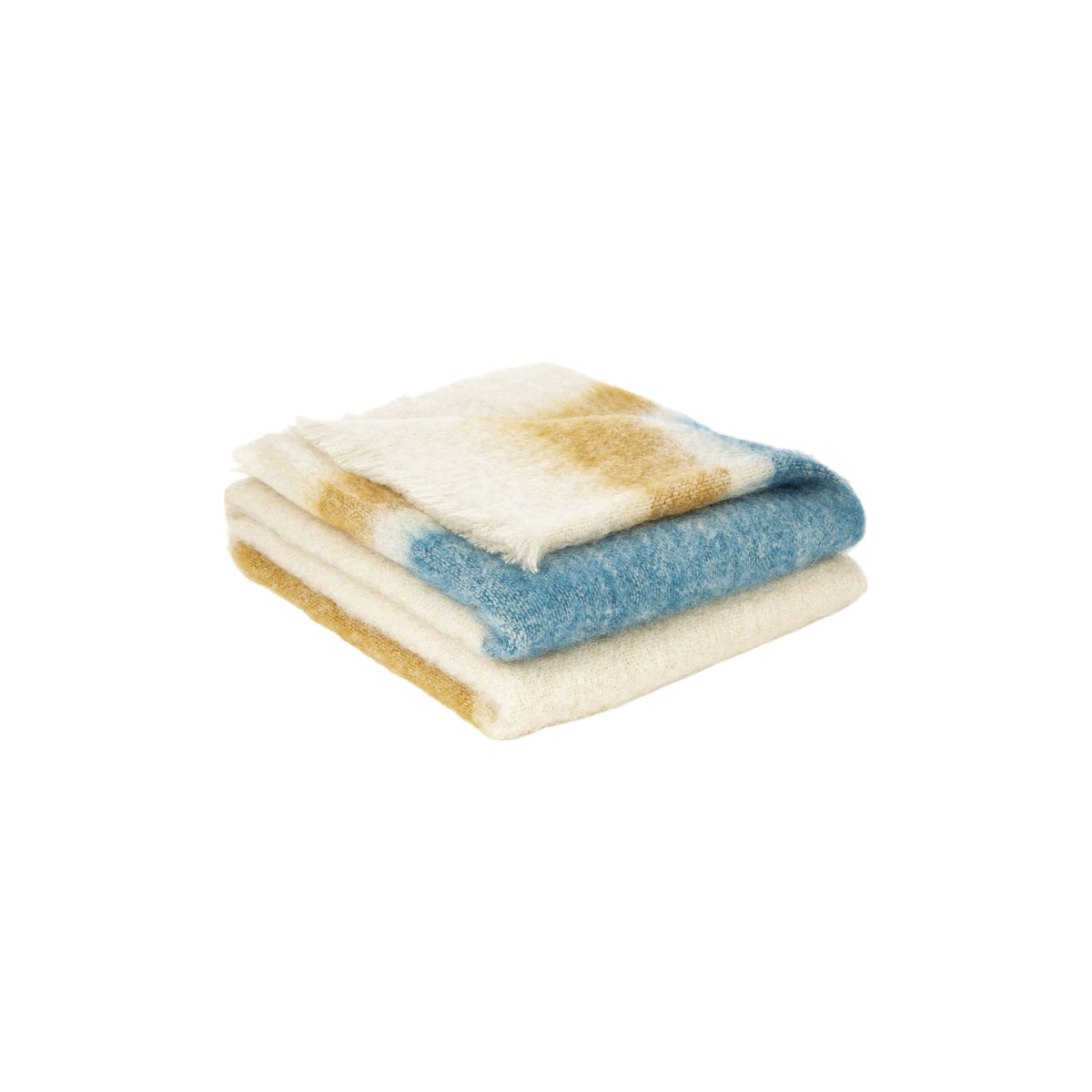 Brun de Vian Tiran, Plaid Mohair Dessins - Passage Lichen