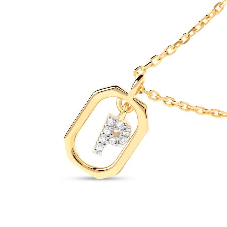 Collier Lettre PD PAOLA - P Mini
