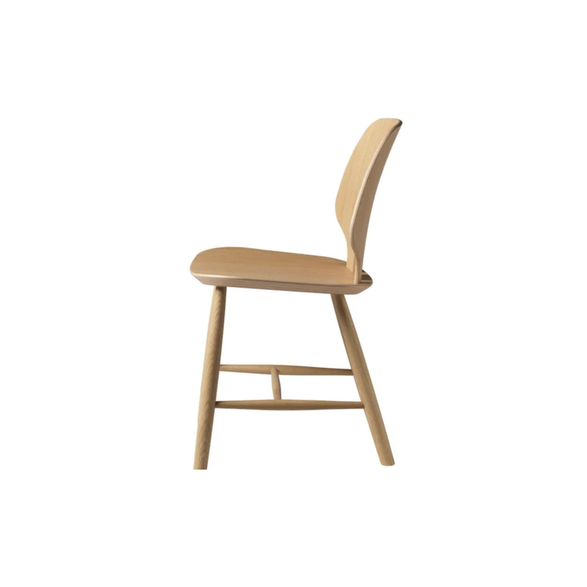 Chaise en bois - J67 Chêne laqué - Nad Yut