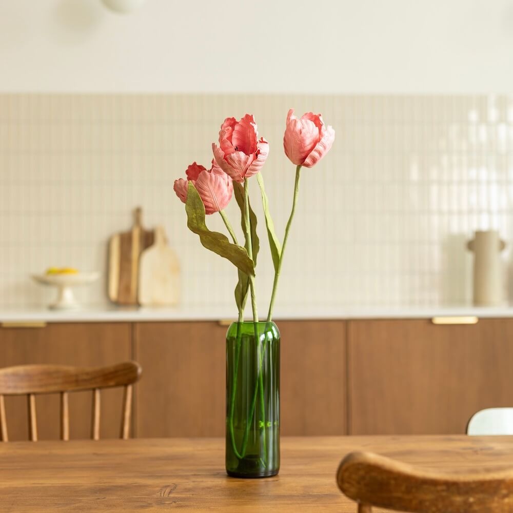Flowrette, Tulipe en papier - Rose
