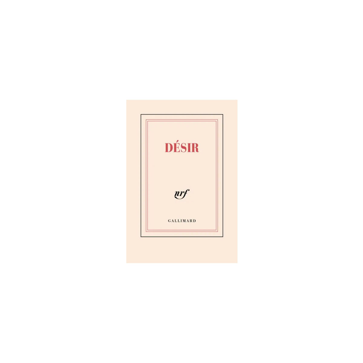 Gallimard, Carnet de poche- Désir