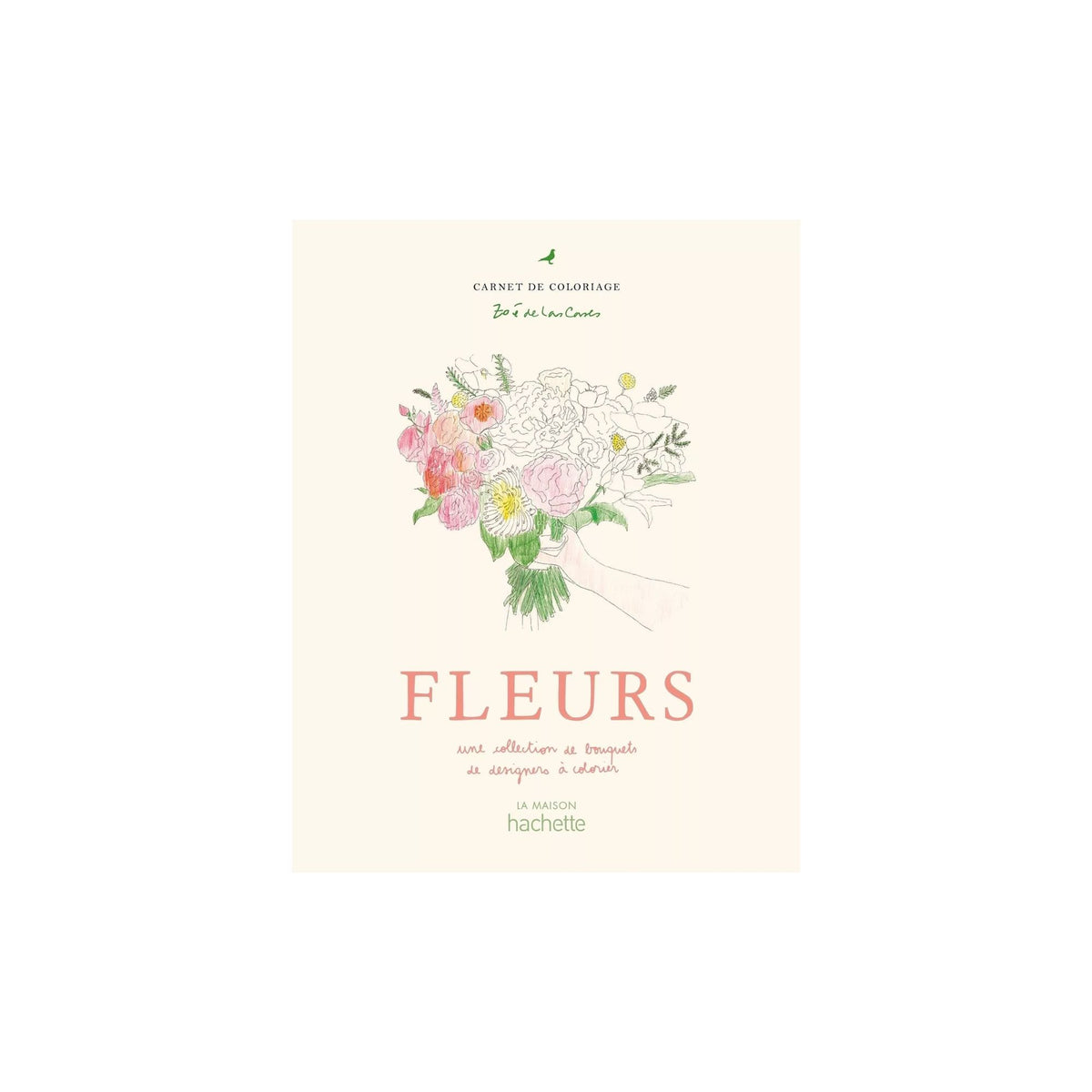 Zoé de Las Cases, Cahier de coloriage Fleurs