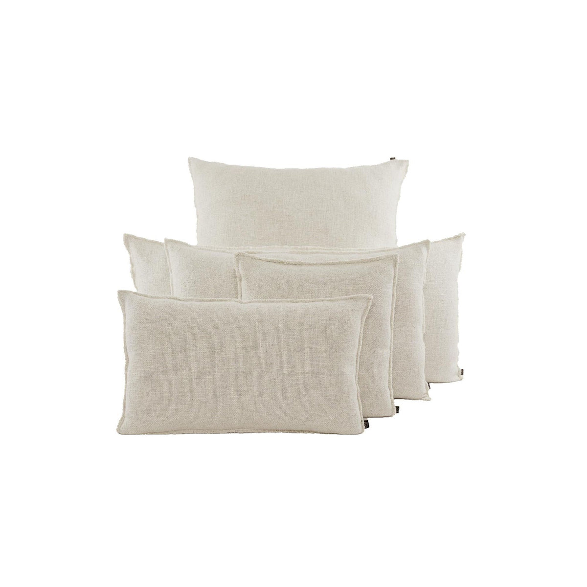 Haomy, Housse de coussin - California Naturel- Carré 45 x 45 cm