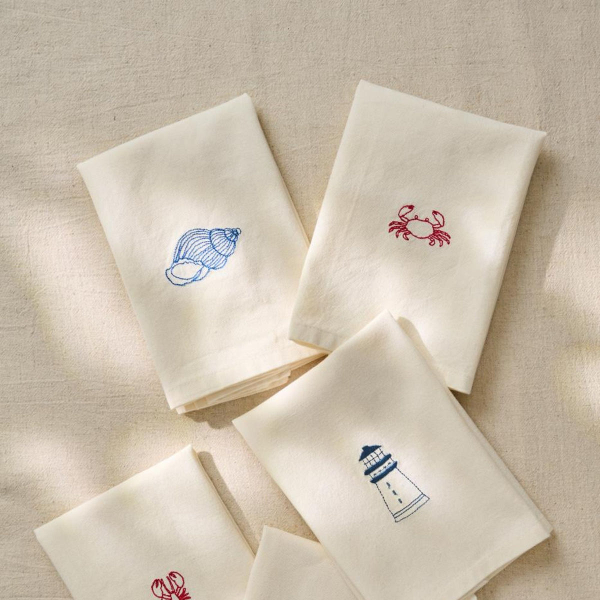 Ib Laursen, Serviette de table - Coquillage