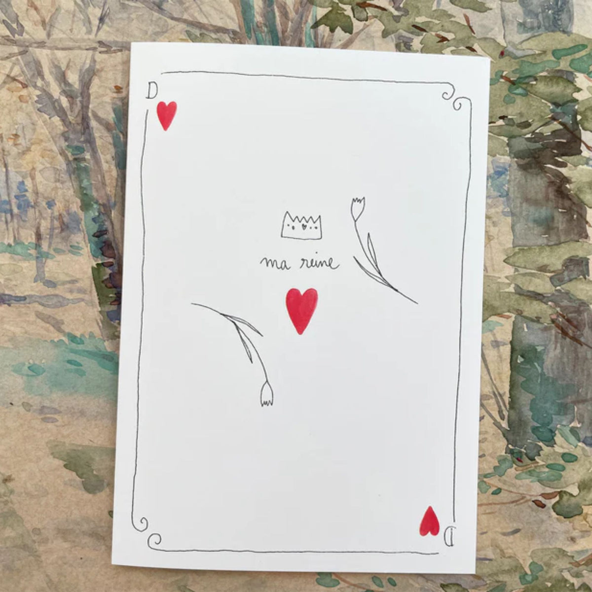 Papillonnage, Carte - Ma Reine
