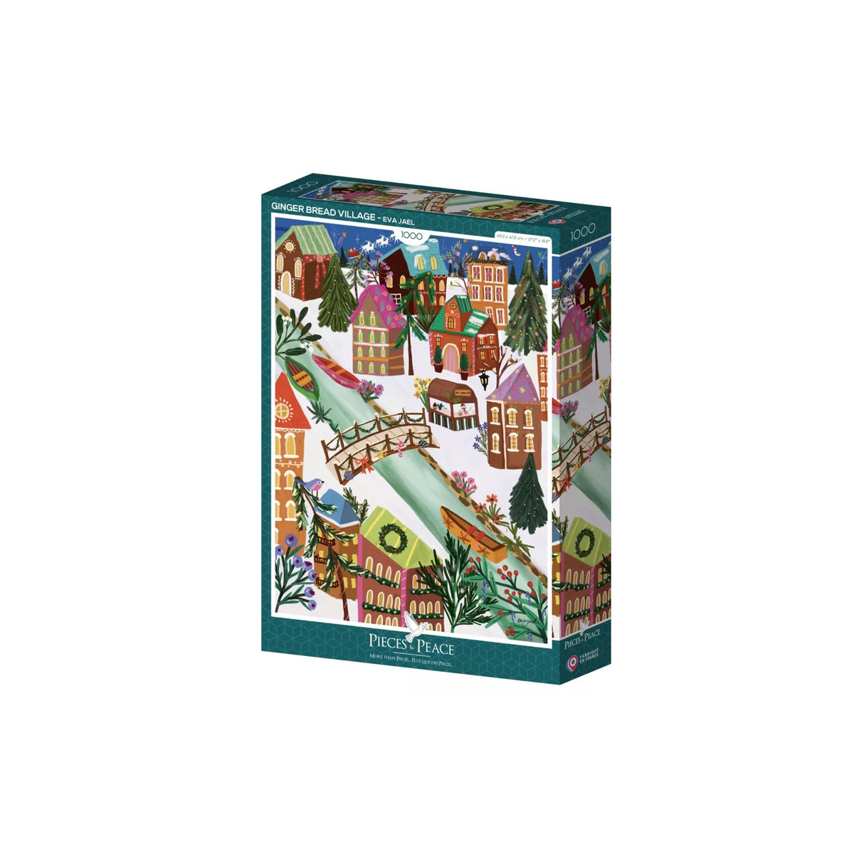 Puzzles Pieces and Peace 1000 pièces - Le Village Pain d'Epice