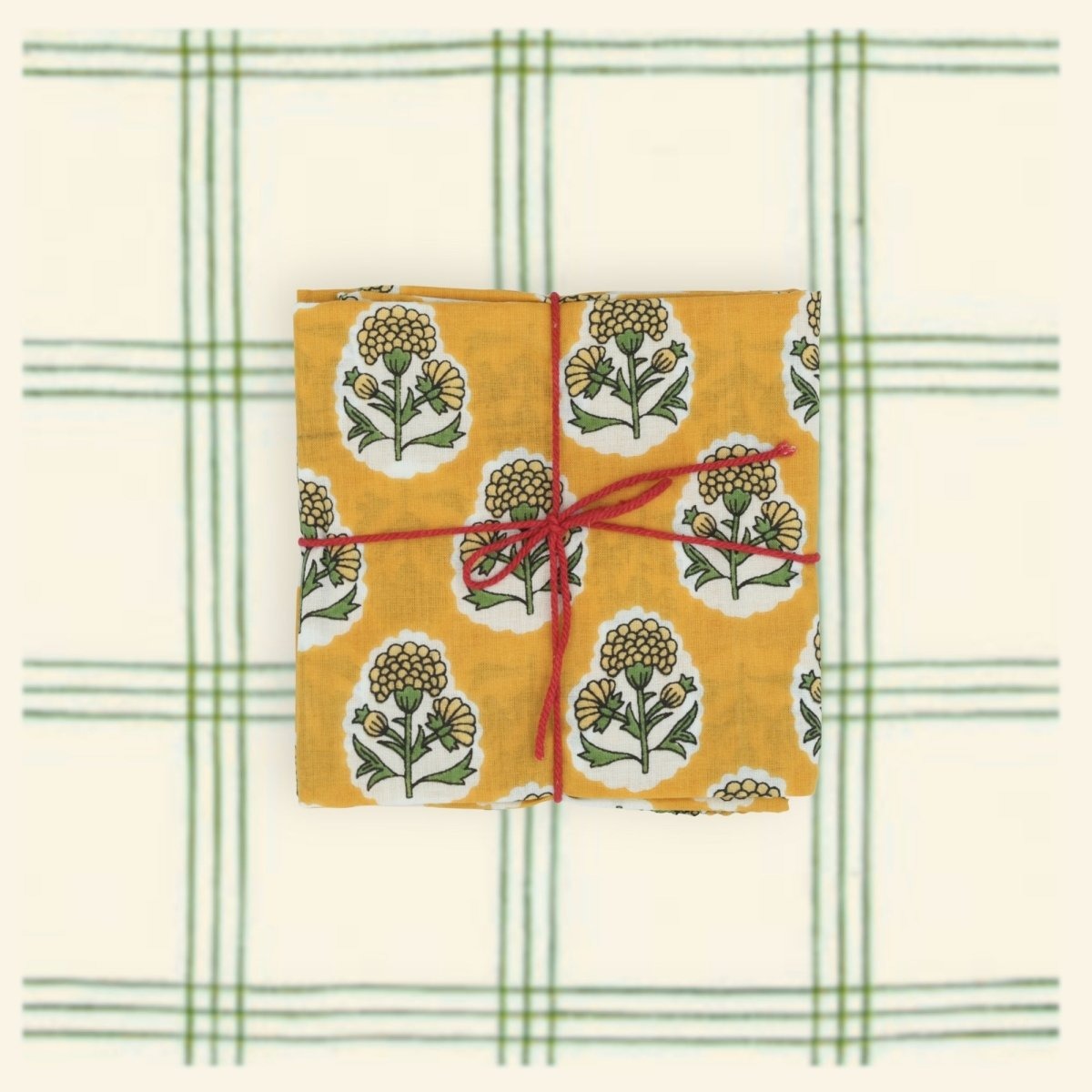 Serviette de table, Suzette à table - Crocus Gold