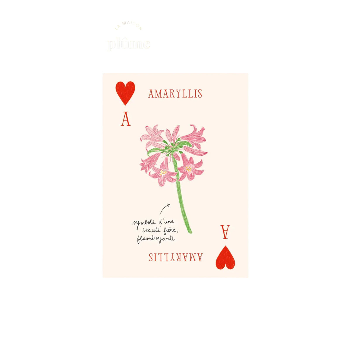 Zoé de Las Cases, Jeu de cartes Les fleurs