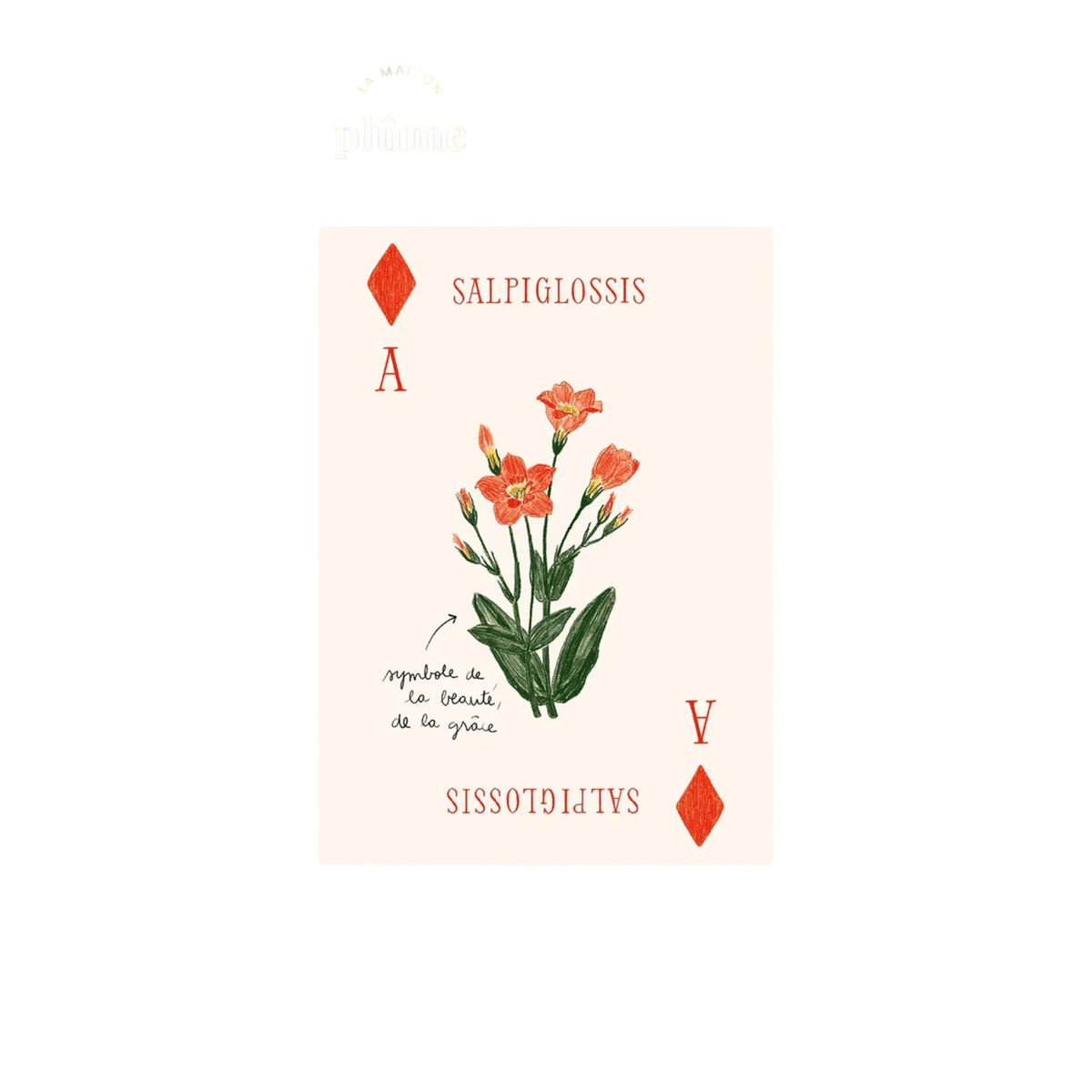 Zoé de Las Cases, Jeu de cartes Les fleurs