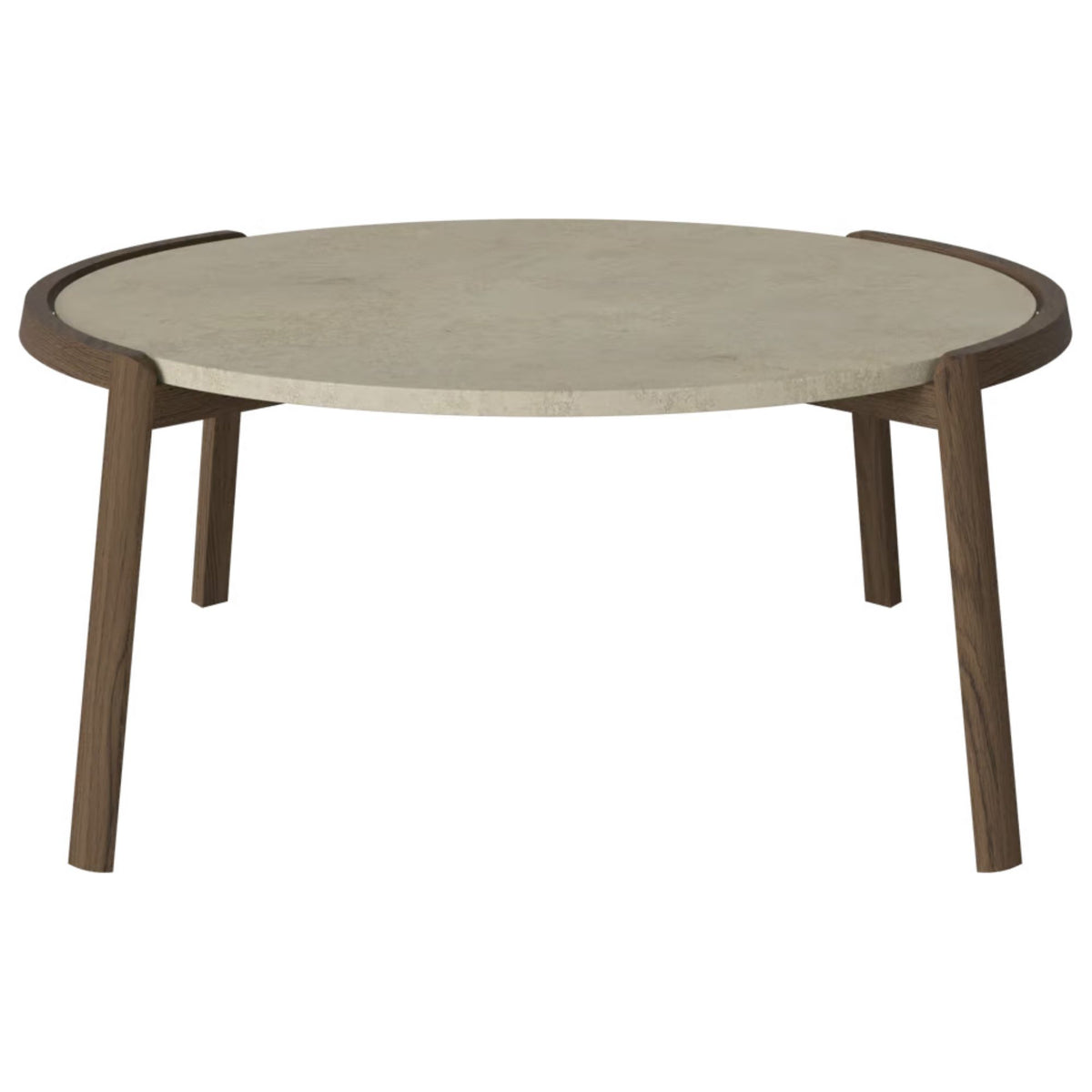 Table basse Bolia MIX - Marbre gris Jura Ø94 cm