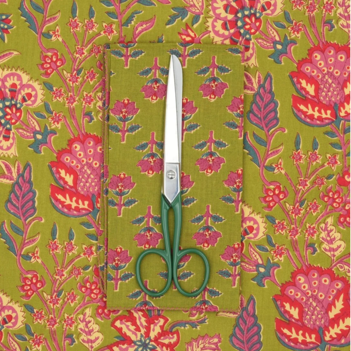 Serviette de table, Suzette à table - Jonquille Olive