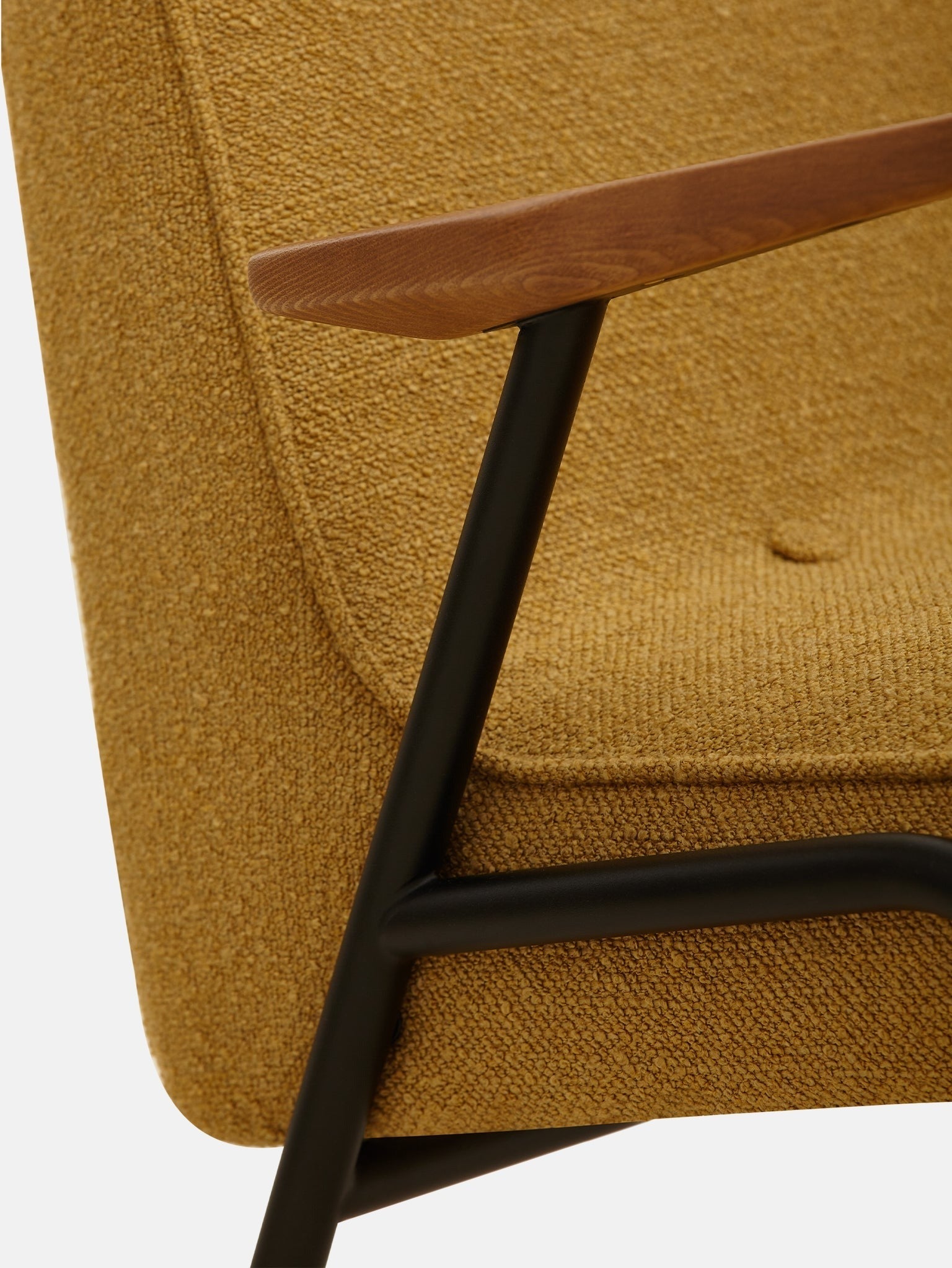 366 Concept, Fauteuil 366 Métal - Tissu Boucle