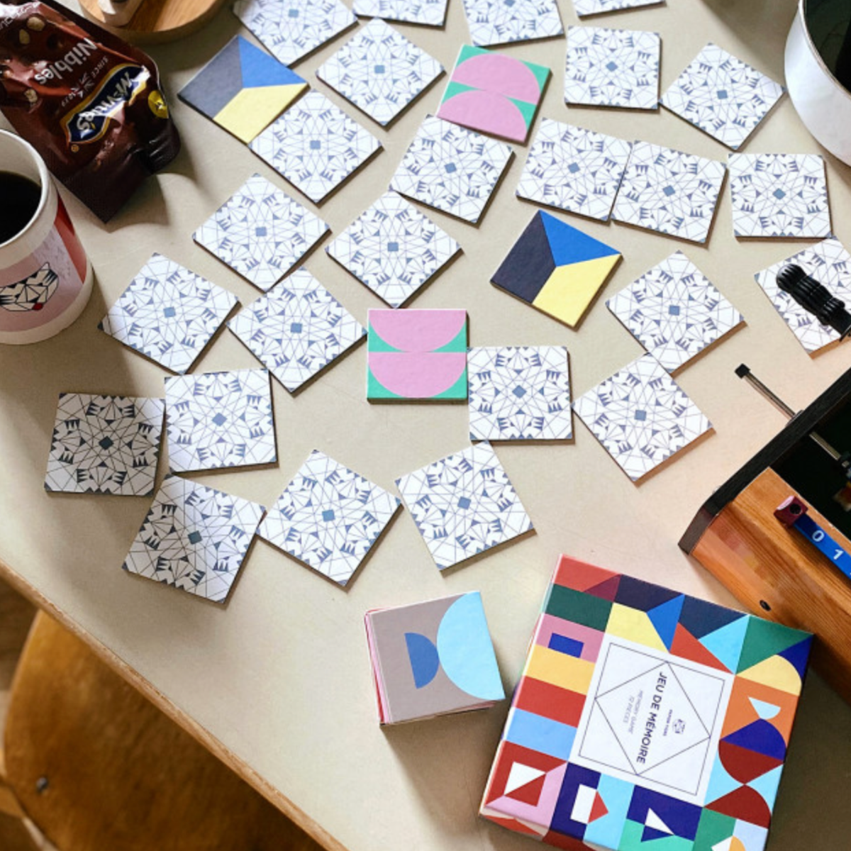 Jeu de mémoire - Papier Tigre - Nad Yut