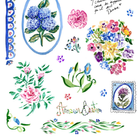 Planche de stickers - FLEURS