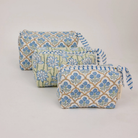 Paper Mirchi, Trousse de toilette - Treillis Indigo