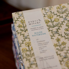 Paper Mirchi, Carnet de notes - Treillis floral crème au beurre
