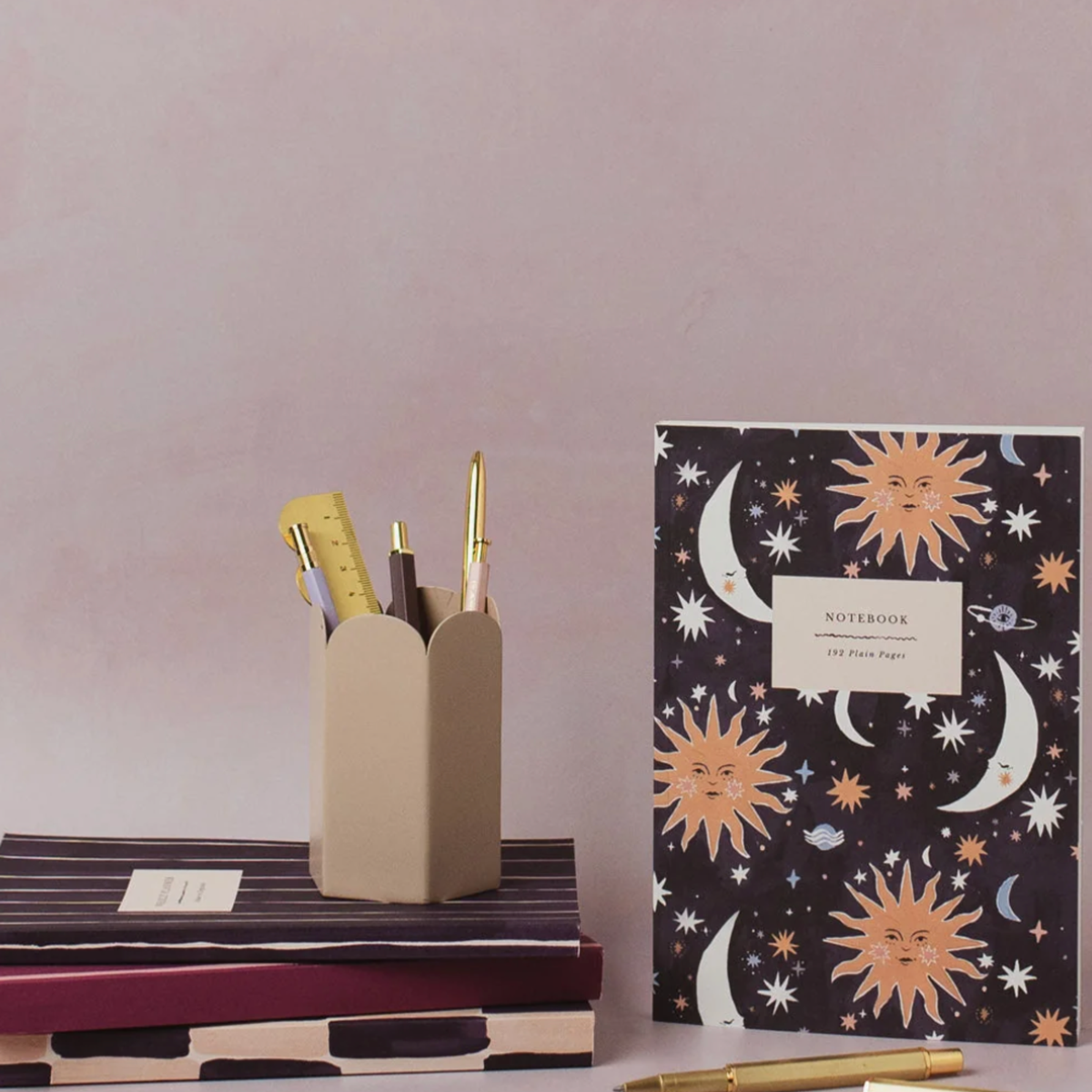 Sister Paper Co, Carnet de notes - Soleil et Lune