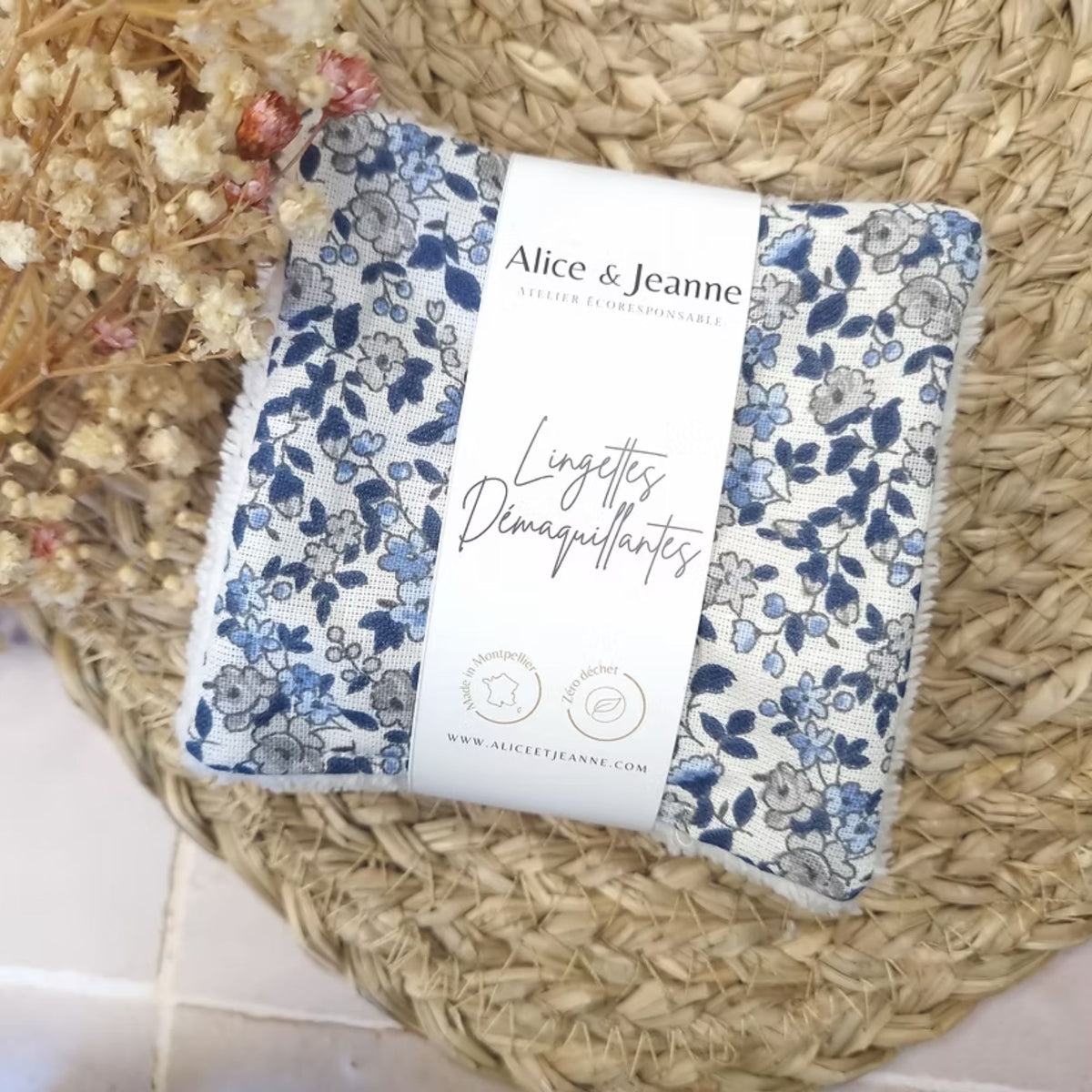 Alice et Jeanne, Lingettes démaquillantes - Louise