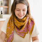 Bindi Atelier, Grand Foulard Indien - Folk Story Sun