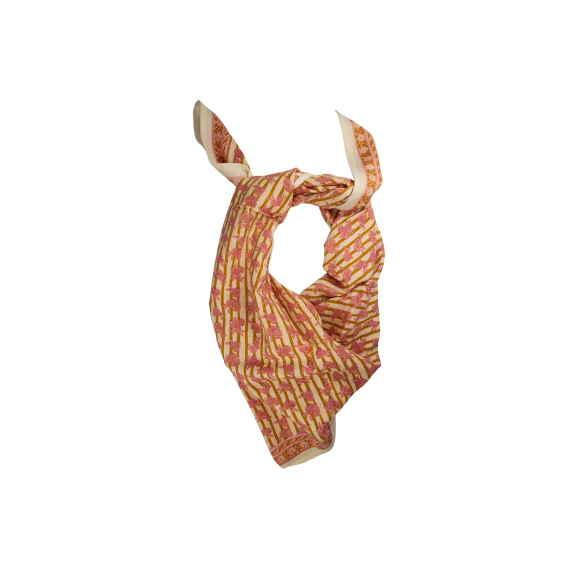 Bindi Atelier, Grand Foulard Indien - Mona Pétale