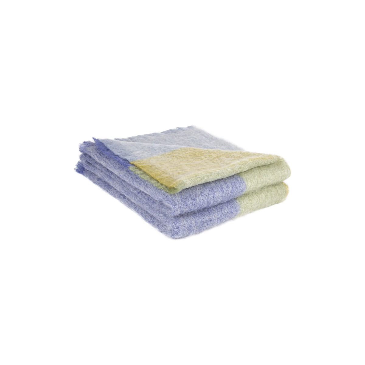 Brun de Vian Tiran, Plaid Mohair Dessins - Brume Cotière