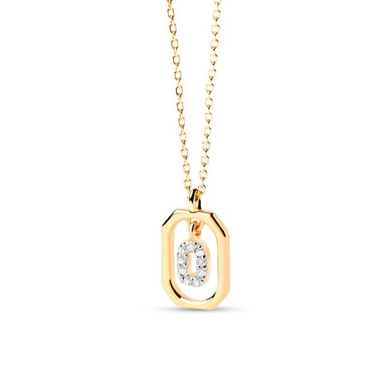 Collier Lettre PD PAOLA- O Mini