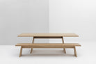 Cruso, Banc en bois massif - June
