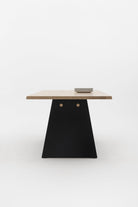 Cruso, Table à manger en bois massif - June