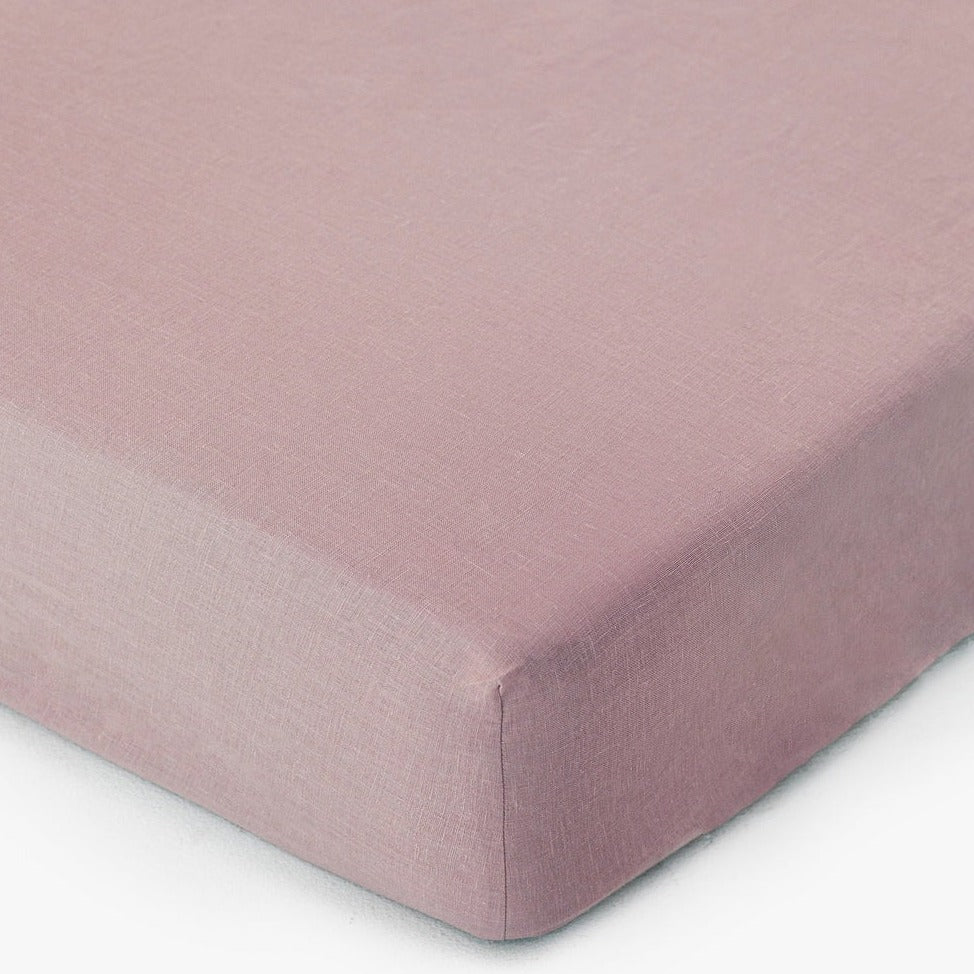Drap housse en lin Magic Linen -  Woodrose