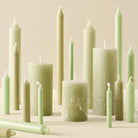 Ib Laursen, Lot de 5 bougies chandelle - Green Tea 