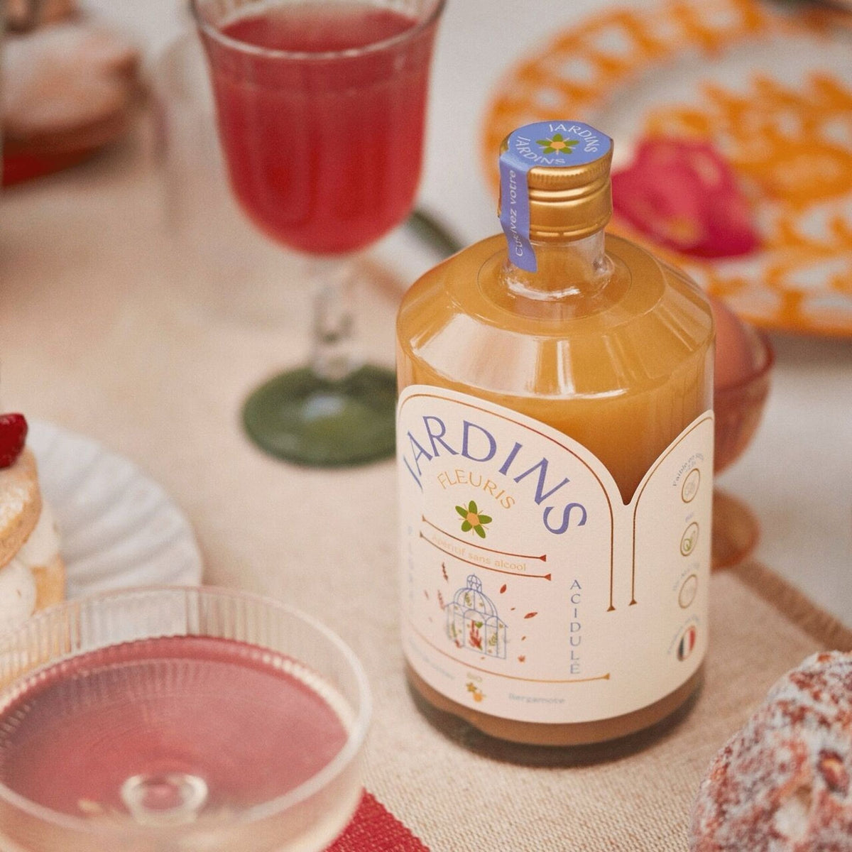 Jardins, Aperitif Bio sans alcool - Jardins Fleuris