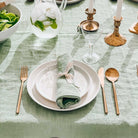 Magic Linen, Nappe en lin 150x250 - Matcha Green