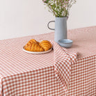 Magic Linen, Nappe en lin 150x250 - Vichy Clay