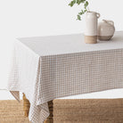 Magic Linen, Nappe en lin 150x250 - Vichy Naturel

