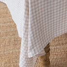 Magic Linen, Nappe en lin 150x250 - Vichy Naturel

