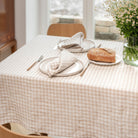 Magic Linen, Nappe en lin 150x250 - Vichy Naturel


